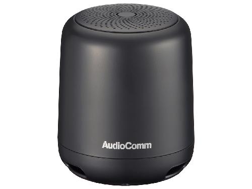 オーム電機　AudioComm ASP-W120N-K [ブラック] ワイヤレスラウンドスピーカー Bluetooth 無線 ポータブルスピーカー